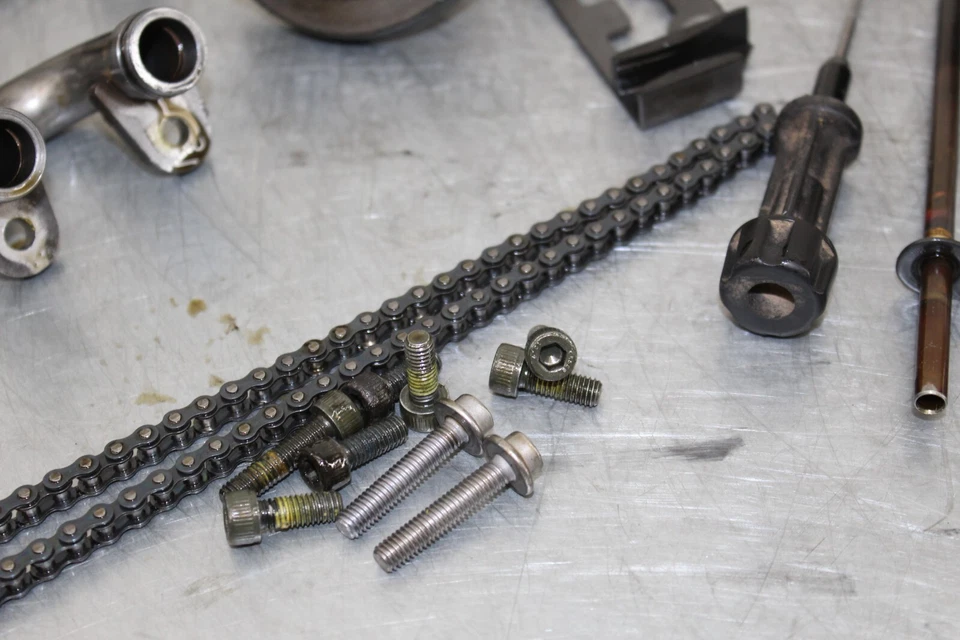 Yamaha YZF R6 2003-2005 06-09 R6S OEM BOMBA DE ACEITE CADENA CÁRTER PICKUP LOTE Foto 3 de 4