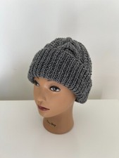 NEW Handmade Knitted Wool Beanie Winter Hat- Different Style Colors One Size