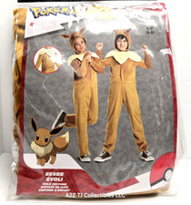 Pokemon Eevee Jumpsuit with Tail Unisex Small Halloween Costume / Pajamas NEW