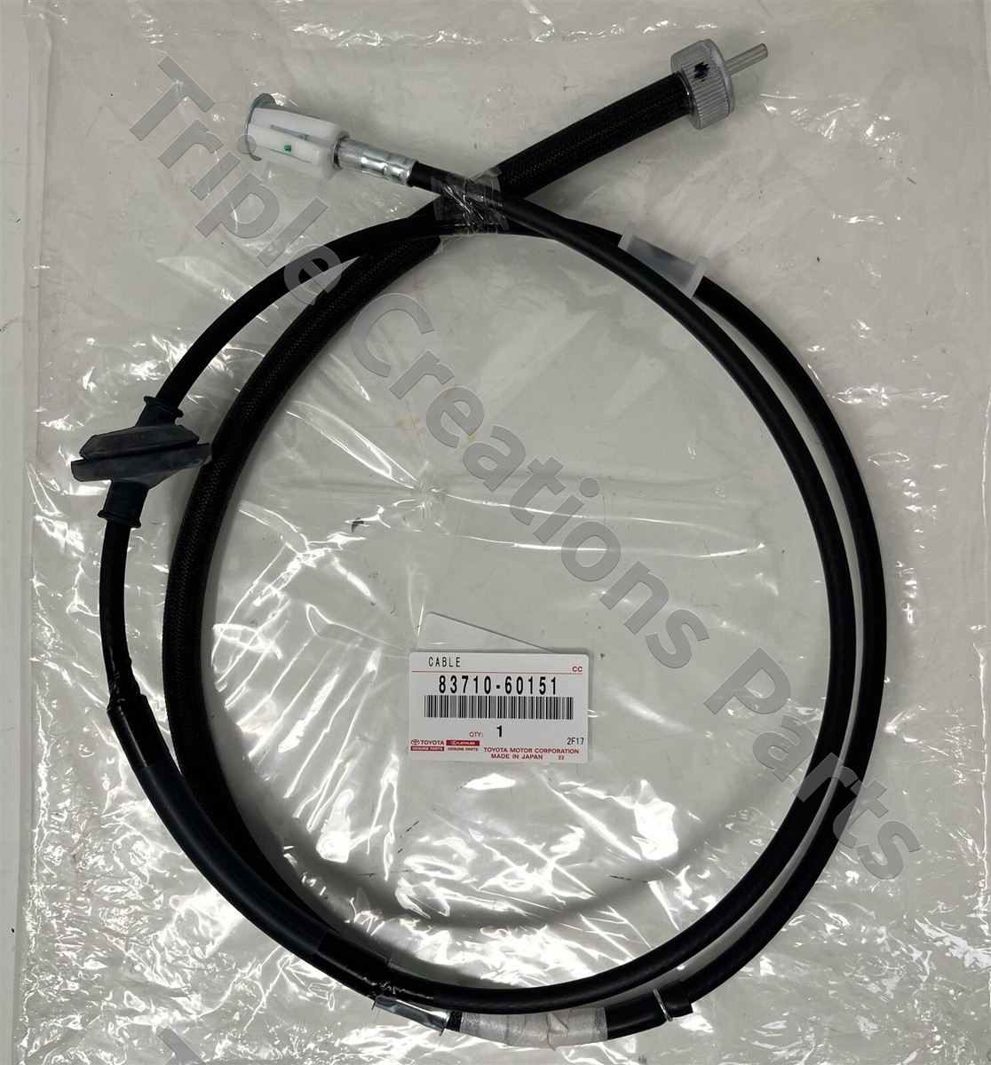 Genuine Toyota 83710-60151 Cable Assy Speedometer Drive No.1