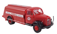 H0 / 1:87, Brekina 43028, Borgward B 4500 Esso Tankwagen, Rot, 1951 Epoche:Iii