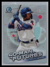 2021 Bowman Chrome #FMF-16 Maximo Acosta 40-Man Futures Texas Rangers