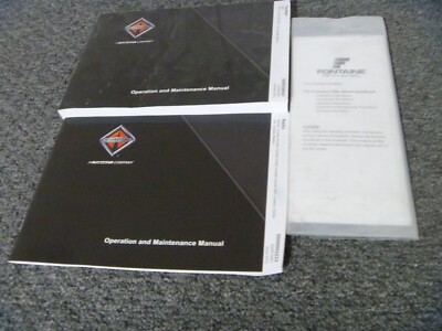 2014 International 8600 TranStar Truck Owner Operator Maintenance Manual Set