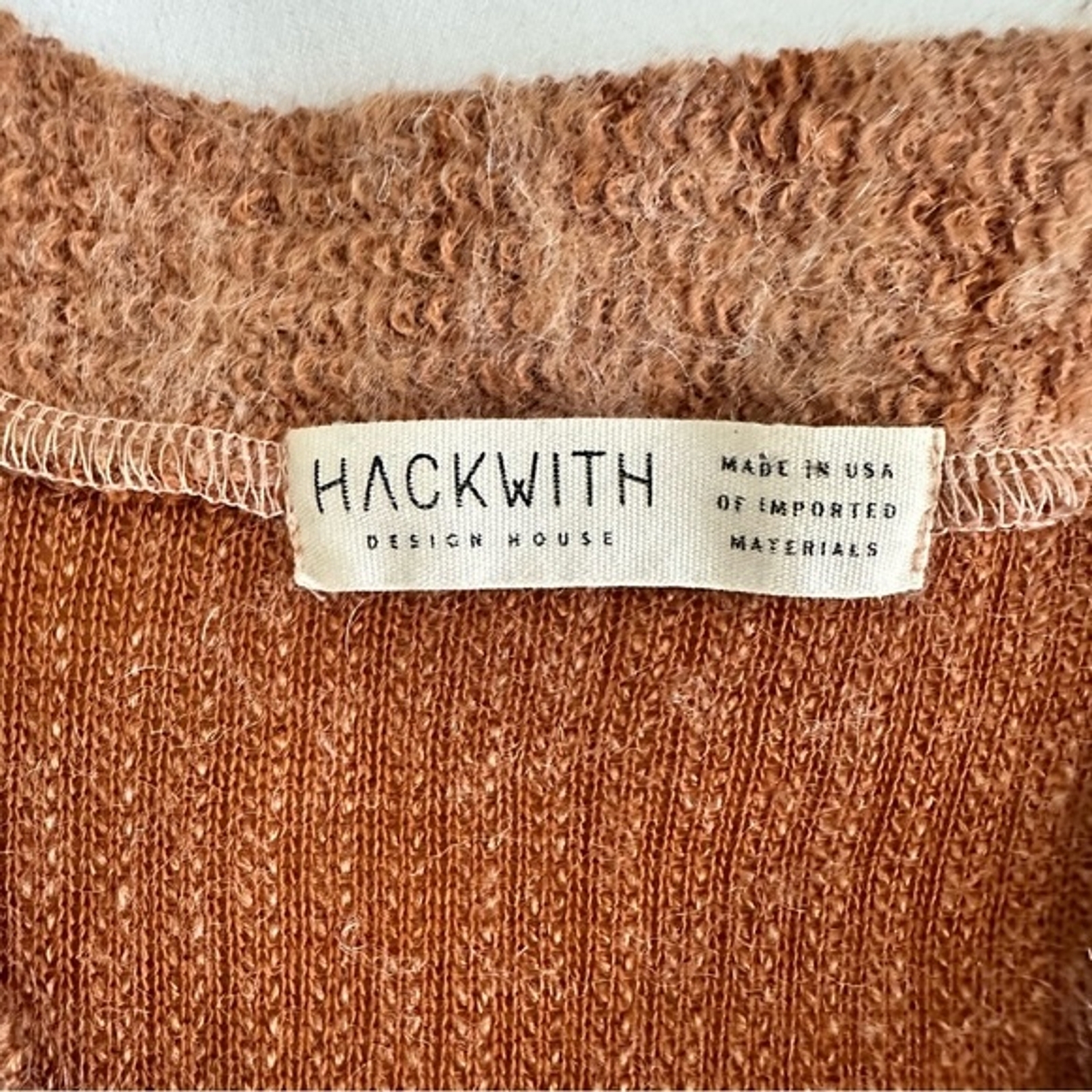 Hackwith Design House Pullover sweater Rust Size L - image 2
