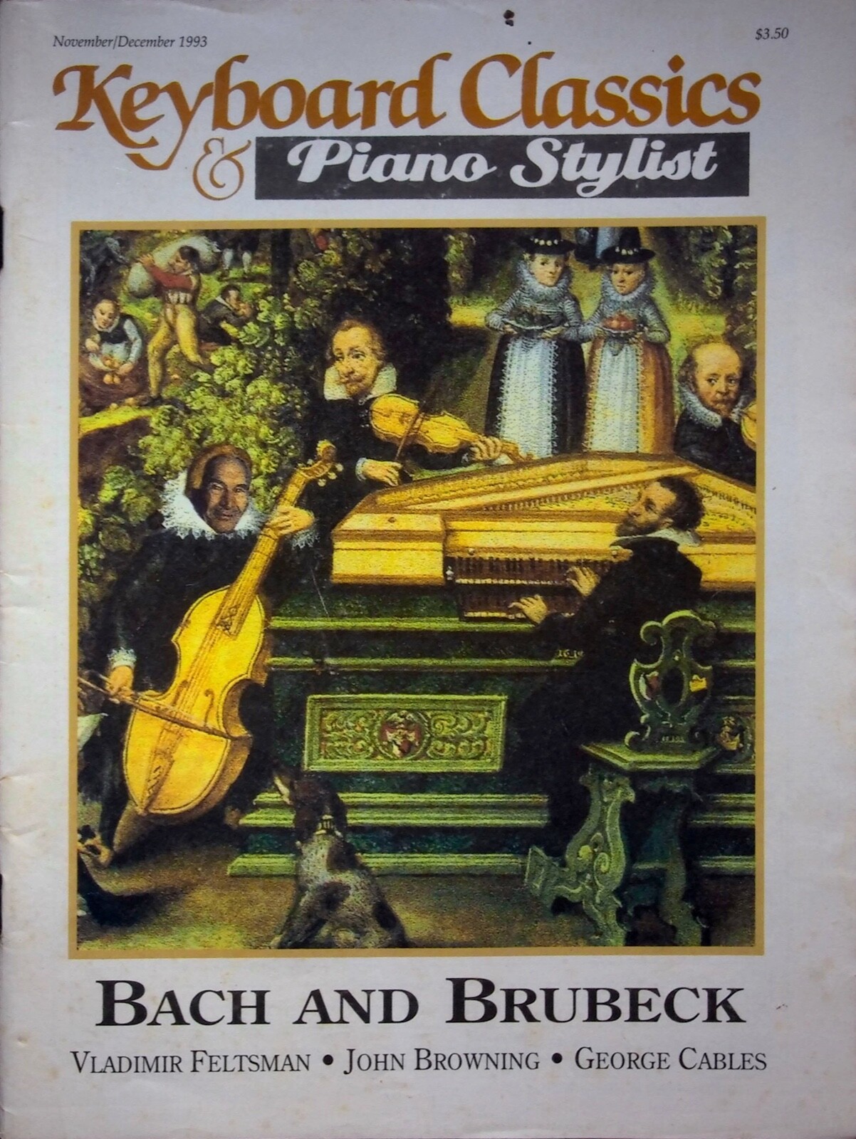 Keyboard Classics Piano Stylist Sheet Music Nov Dec 1993-image