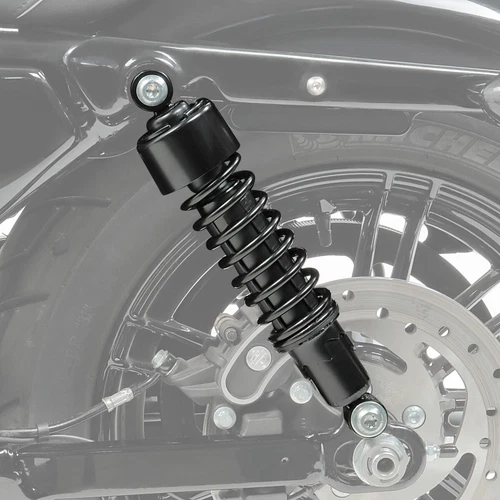 Shock Absorber Rear 11.9" for Chopper Cruiser Custom Bikes blk.