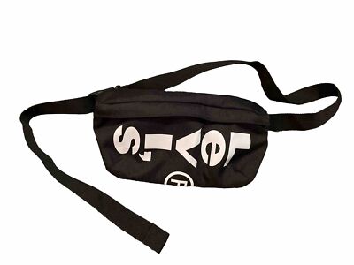 LEVI'S Crossbody Bag Mens Black Bum Bag Pack Black Sling Festival Pouch  UK