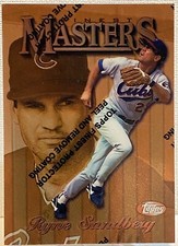 1997 Topps Finest Baseball Masters #2 Ryne Sandberg Chicago Cubs