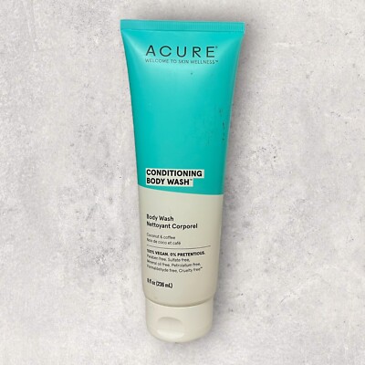 1 x Acure Conditioning Body Wash COCONUT & COFFEE, 8 oz, SEALED