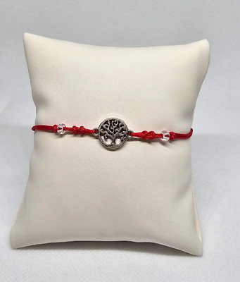 PULSERA ROJA CON ARBOL DE LA VIDA ORIGINAL AJUSTABLE GRATIS ORACION INCIENSO