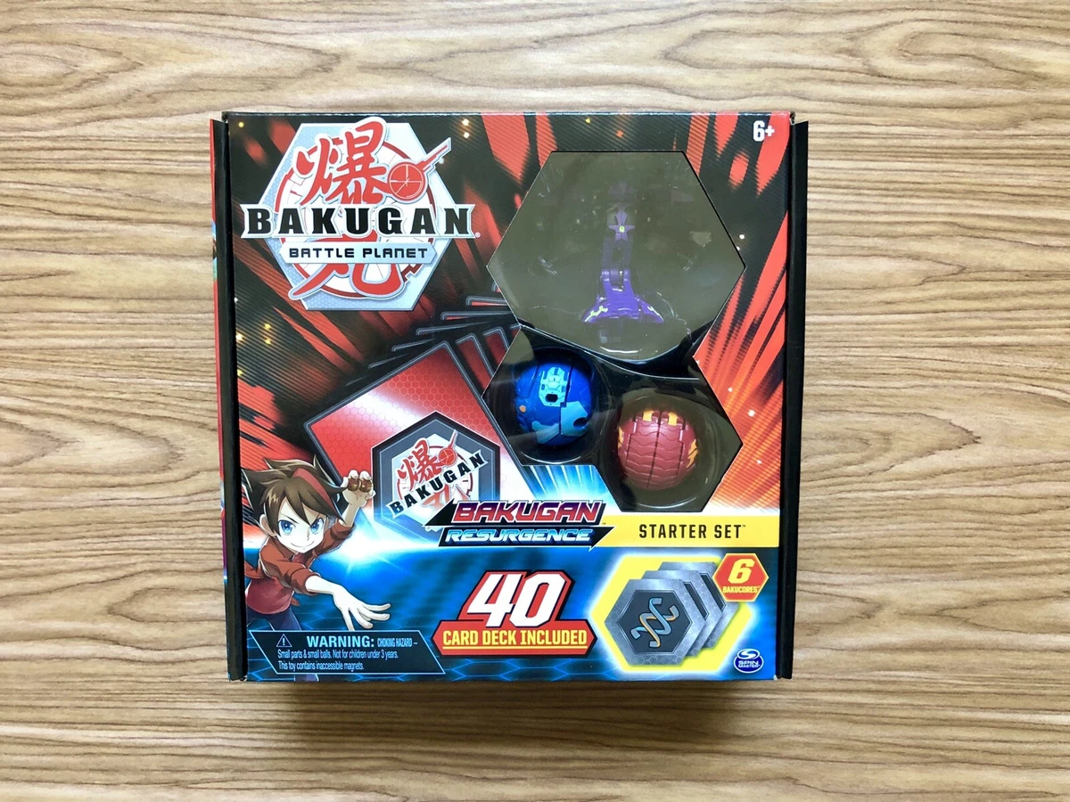 Bakugan Battle Planet Resurgence Hydranoid Starter Set 40 Card Deck  Brawlers Toy