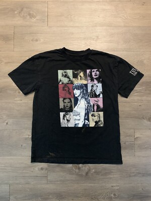 Taylor Swift The Eras Tour T-Shirt Official Size S Black Pop Concert Merch