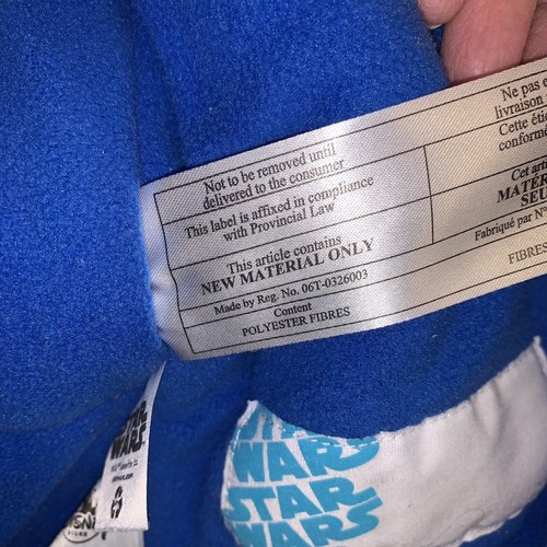 Disney Store Star Wars Hooded Full-Zip Puffer Coat Jacket Reflective Boys 4 Blue - Picture 20 of 24