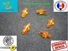 DINKY TOYS LOT DE 5 GYROPHARES ORANGES CONVIENT A 90% DES MINIATURES 1/43 -1/50