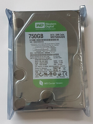 750GB Western Digital WD7500AADS-00M2B0 SATA II 7200 RPM NEW #W750-024