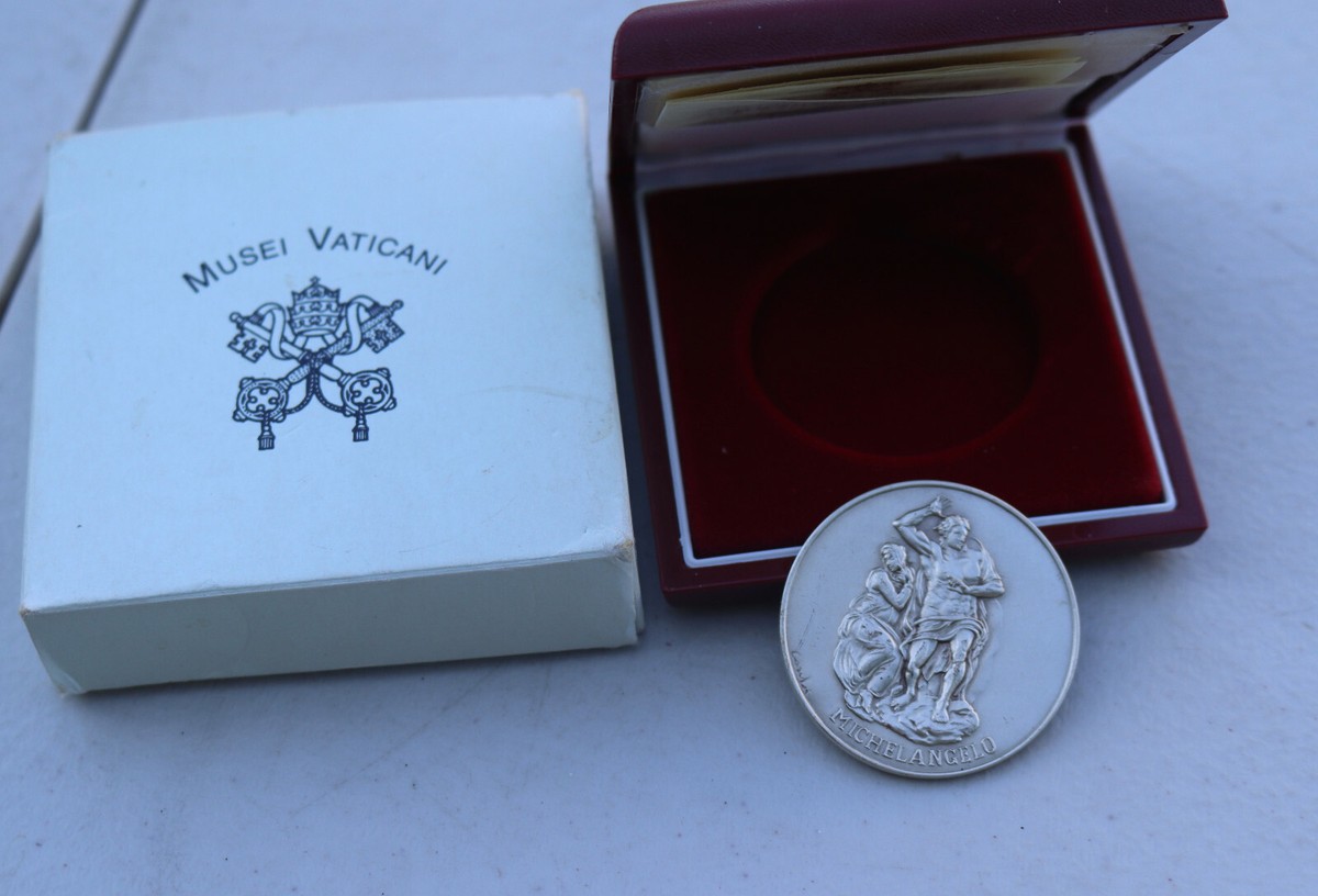 MUSEI VATICANI バチカン美術館 銀メダル da2201 MUSEI VATICANI バチカン美術館 銀メダル da2201