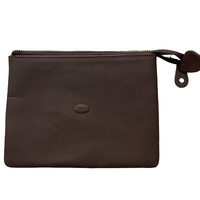 kleine Clutch The Bridge mini Leder braun