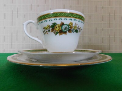 Vintage Duchess Dovedale Bone China Trio Teetasse Untertasse & Teller