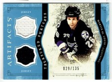 2011-12 ARTIFACTS TREASURED SWATCHES MARTIN ST. LOUIS DUAL JERSEYS 2 COLORS