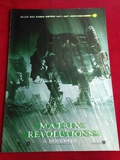 Matrix Revolutions Kinoplakat Poster A1, Keanu Reeves, Lawrence Fishburn