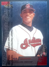C. C. SABATHIA 1999 TOPPS FINEST COATING #294  ROOKIE RC INDIANS YANKEES HOF