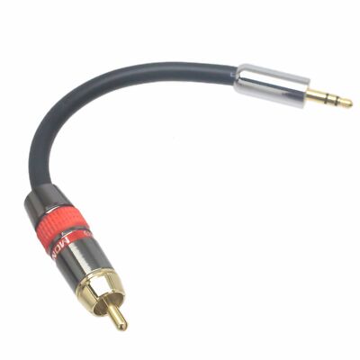 Audio Cable Chord Mojo Hugo-2 IBasso RCA TV 3.5 AUX 1/8'' TRS/TS Canare L-2T2S 5''