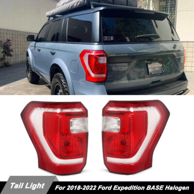 Pair Tail Lamp Light Fit For 2018-2022 Ford Expedition Max XLT Halogen NON-LED