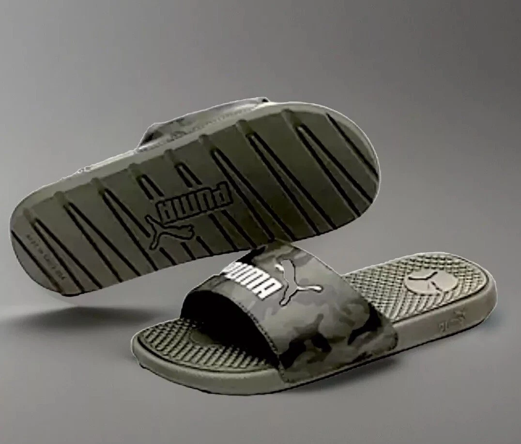 Scivolo mimetico mimetico PUMA COOL CAT BOYS NUOVO CON ETICHETTE taglia 6 unisex ragazzi ragazze