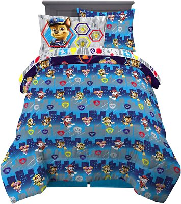 Paw Patrol ''Bright Light Pups'' Kids Bed Set-AB08PL6RPKY3, AB0C7HLGB43