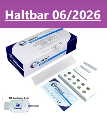 25 x Clungene Corona Schnelltest Selbsttest,Antigentest Nasal Selbsttest Test