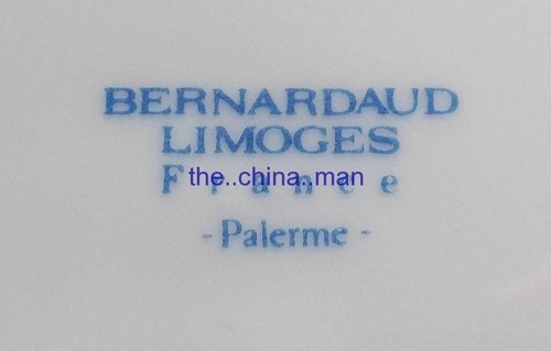 BERNARDAUD LIMOGES PALERME pattern 21.6cm (8.5") porcelain PLATE - Picture 2 of 2