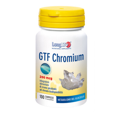 GTF Chromium 200mcg Longlife 100 Ã¼berzogene Tabletten