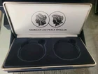 2024 S Reverse Proof Morgan & Peace Dollar 2 Coin Set original Empty BOX & COA %