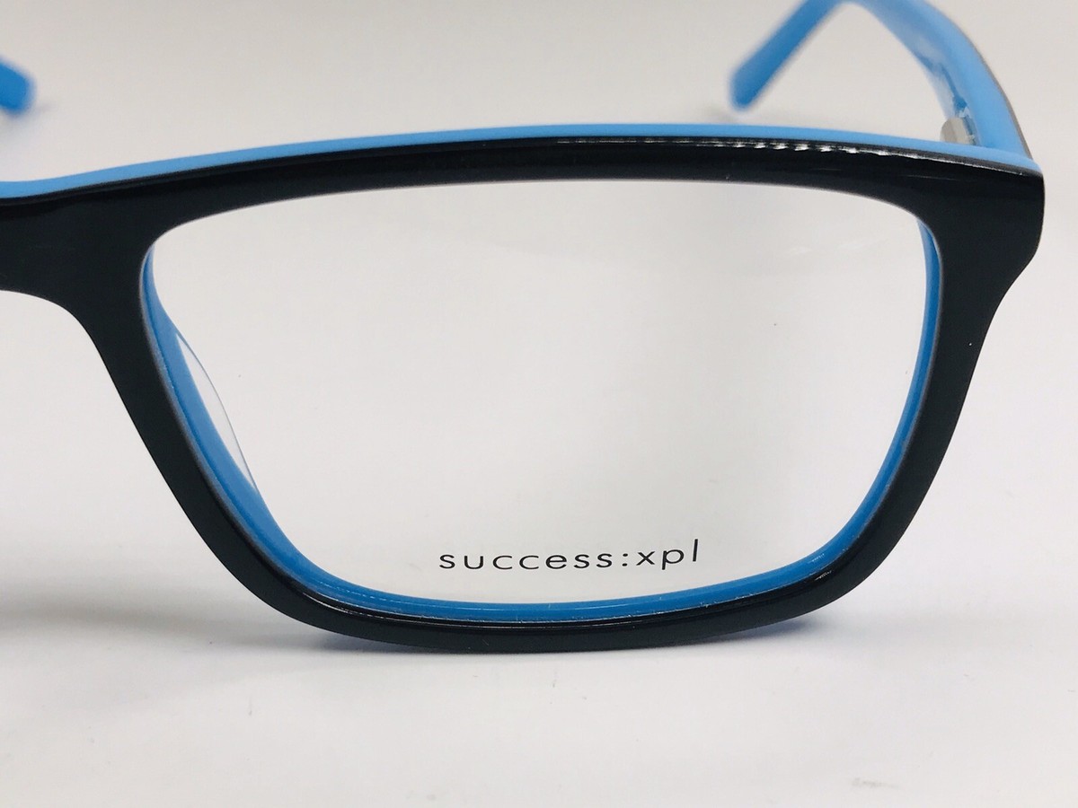 New Designer Inspired SUCCESS XPL Black & Green JO Eyeglasses 55mm with Case New Designer Inspired SUCCESS XPL Black & Blue JO Eyeglasses  main image 3