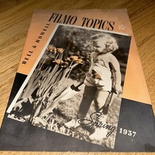 Spring 1937 BELL  HOWELL - FILMO TOPICS