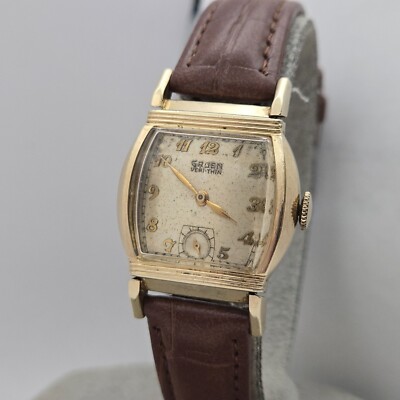 Verre De Montre SUC RU 106-10 - Pour Gruen Veri-Thin - 12,9x11,7 Mm - NOS