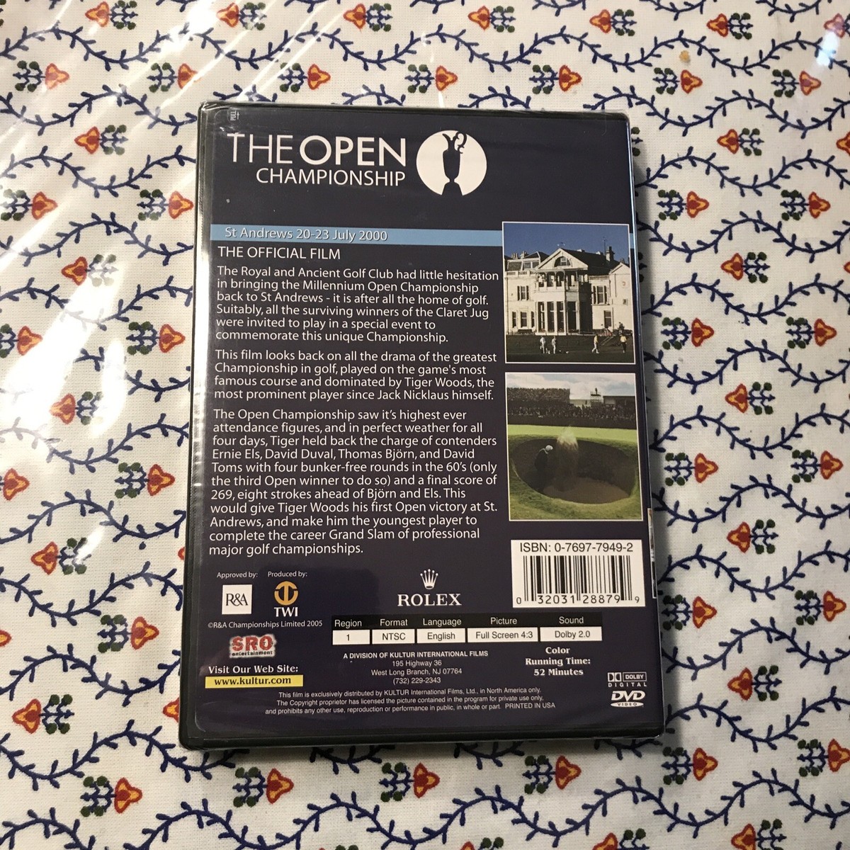 2000 PGA Open Official Film (DVD, 2005)Tiger Woods “New