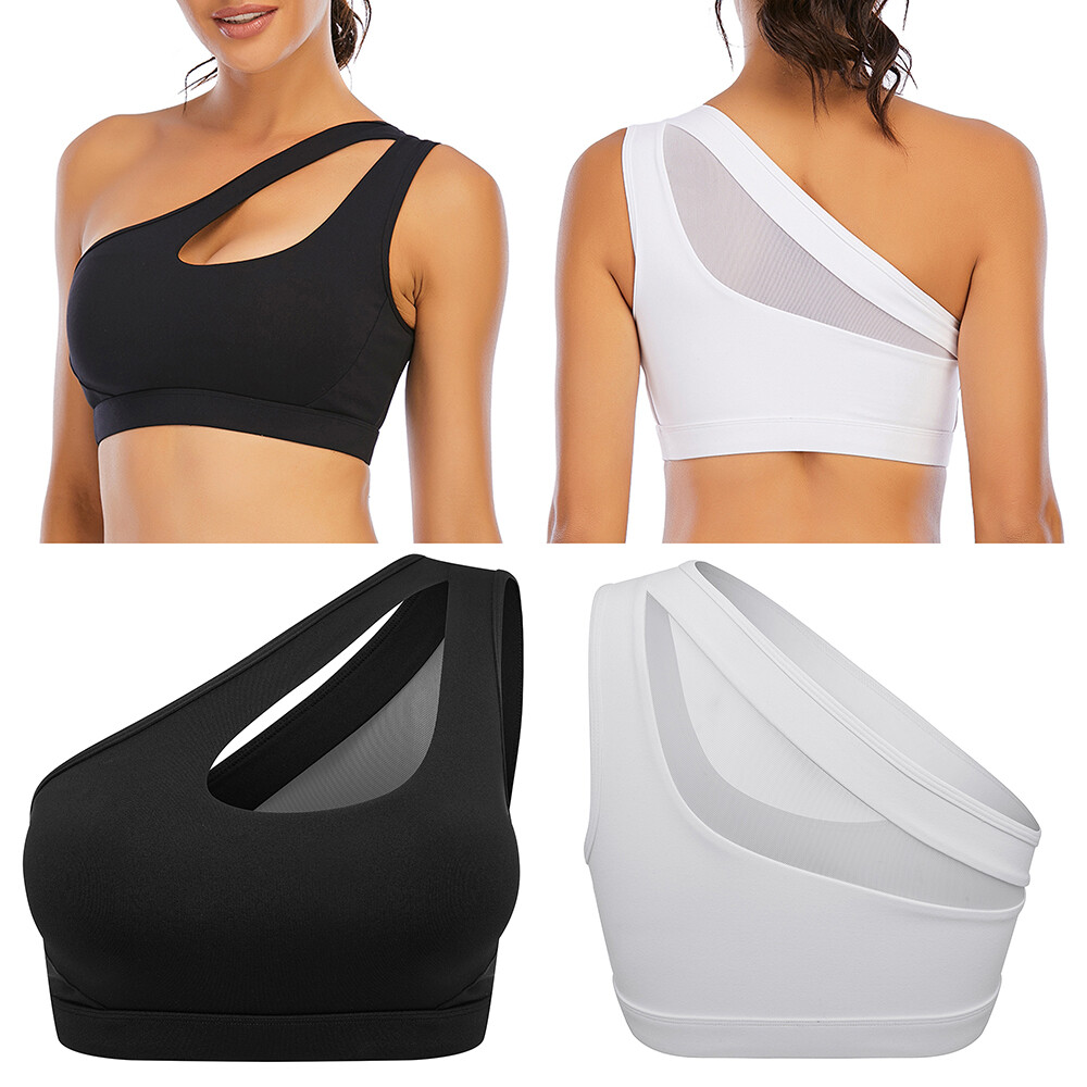 one shoulder work out top