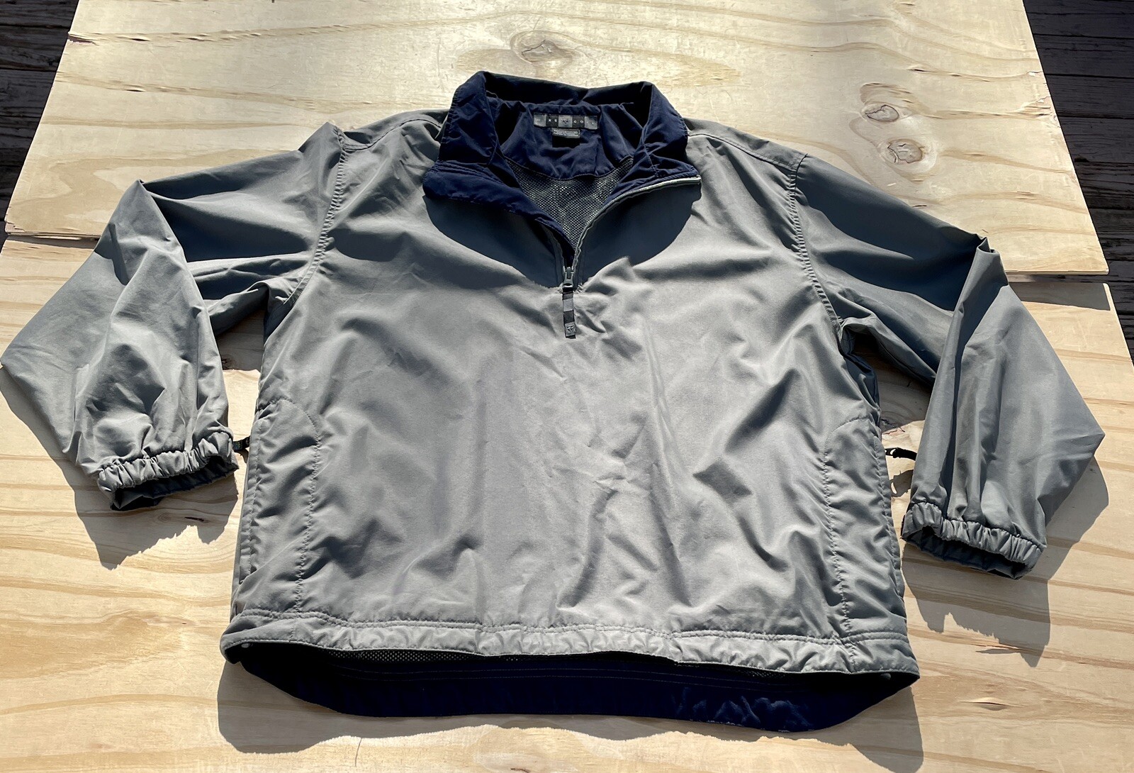 SACAI X NIKE Giacca a vento vintage retrò Nike Golf full zip Swoosh uomo grigia tg. L Rara