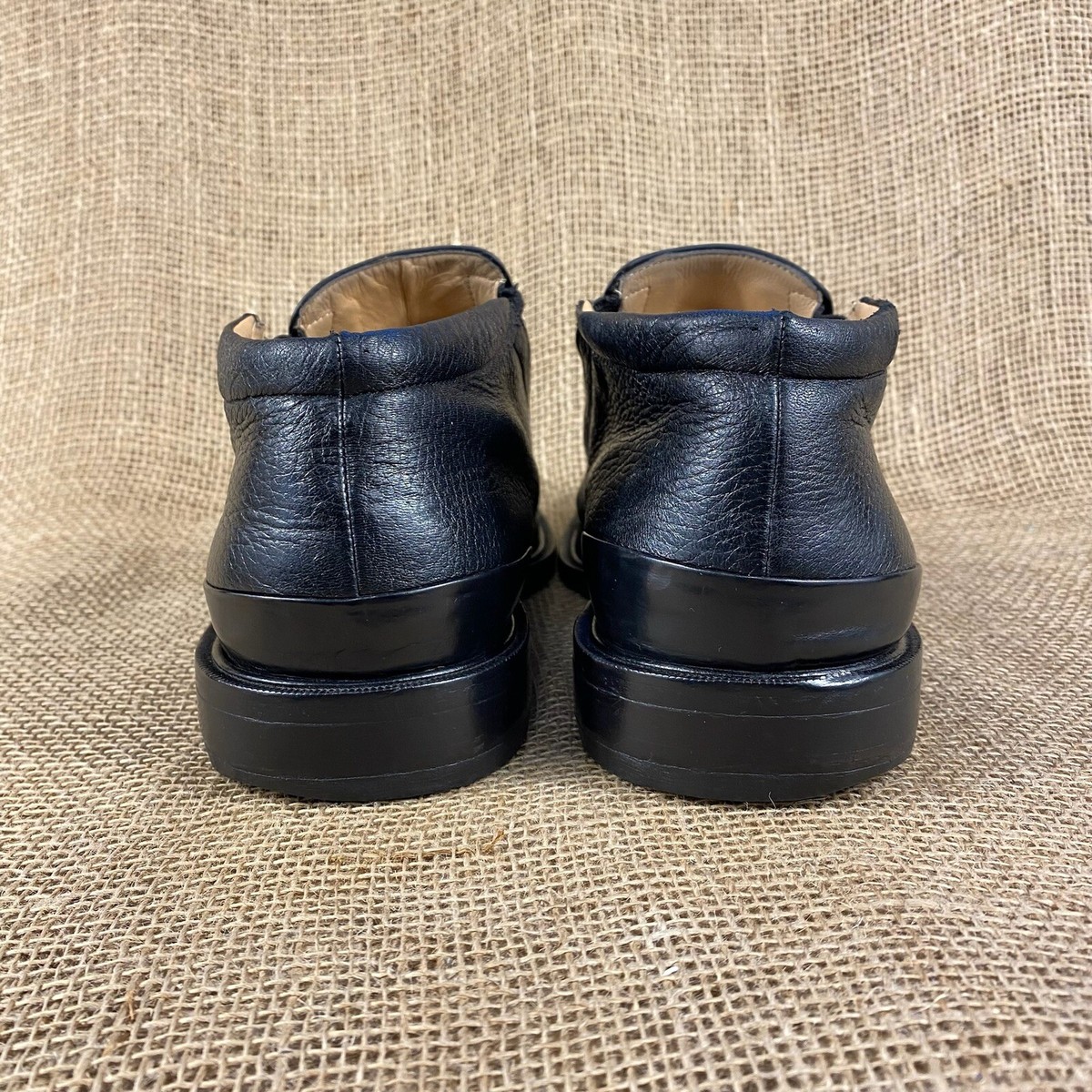 Florsheim ankle boots Imperial shoes black leather men sz 9D  display picture 3