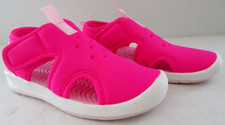 NEW 19.99 Cat Jack Toddler Girls True Pink Hook Loop Water Shoes Size - 11