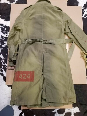 NEW $1350 SLAM JAM X 424 X ALPHA IND Military trenchcoat L XL, | eBay