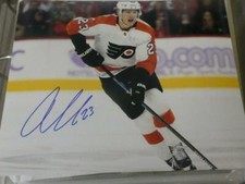 Oskar Lindblom Philadelphia Flyers Signed 8x10 Photo COA  3