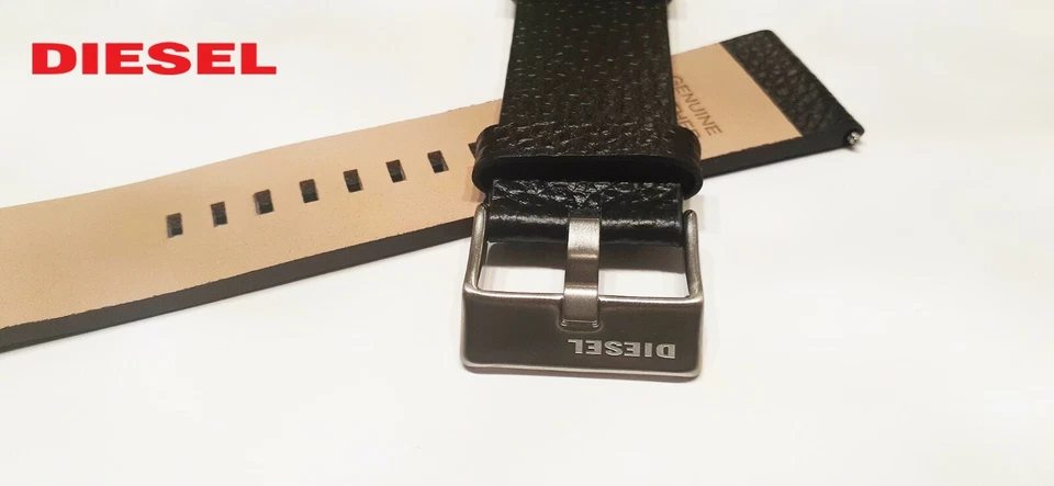 ПОДЛИННЫЙ DIESEL часы ремень группы черный/коричневый 22 мм 24 мм 26 мм 28 мм - Изображение 2 из 4