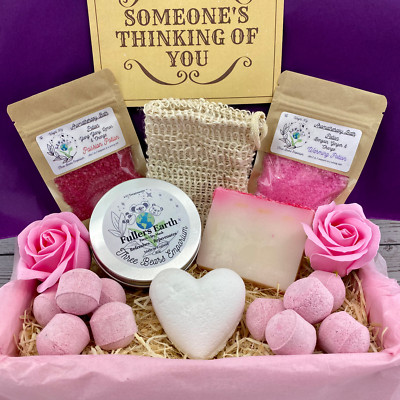 Verwöhnen BADEBOMBE GESCHENKSET Weihnachtsgeschenk für Sie FRAUEN Spa Geschenkset VEGAN