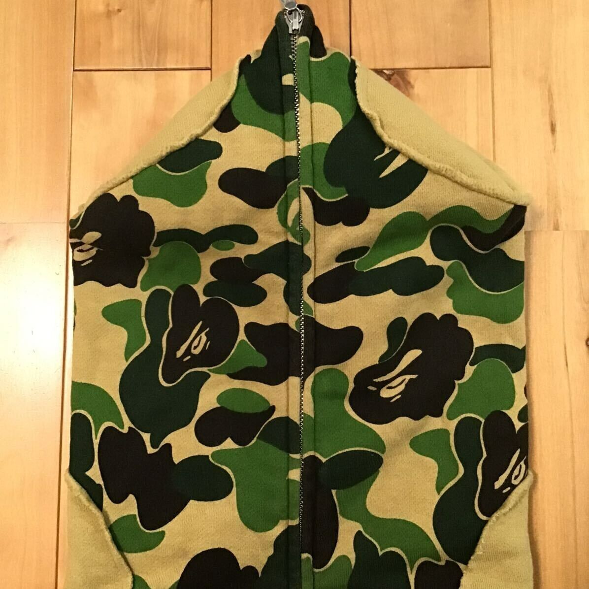 BAPE ABC camo Patchwork Full Zip Hoodie A Bathing Ape Size L BAPE ABC camo Patchwork Full Zip Hoodie A Bathing Ape Size L