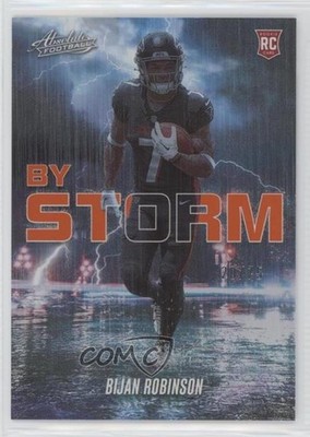 2023 Panini Absolute By Storm Orange 20/75 Bijan Robinson #BST-6 Rookie RC 0nw5