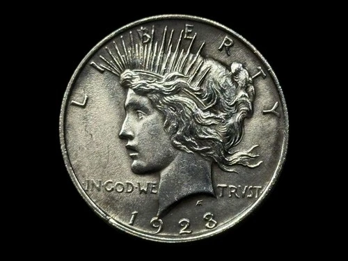 💰1923 Peace Silver Dollar, Ungraded, See Description, Free Gift!💵