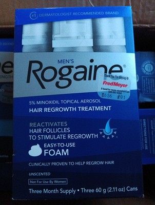 Men's Rogaine Extra Strength 3 Month Supply Hair Regrowth Treatment BRAND NEW!!!