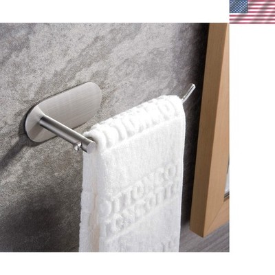 Hand Towel Holder/Towel Ring - Self Adhesive Towel Bar for Kitchen and Bathro...